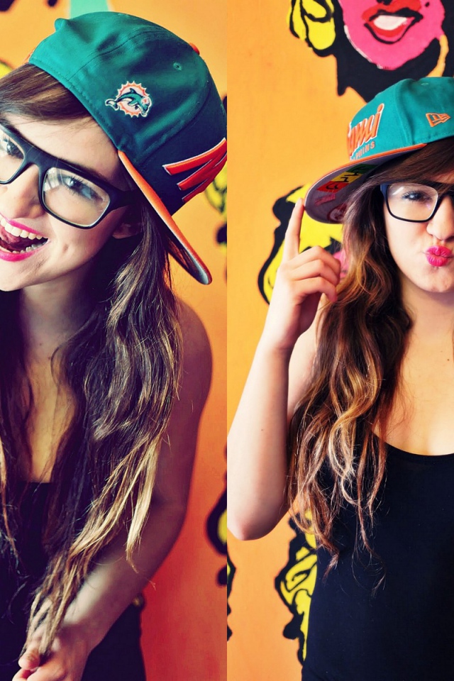 Молодая девушка, swag