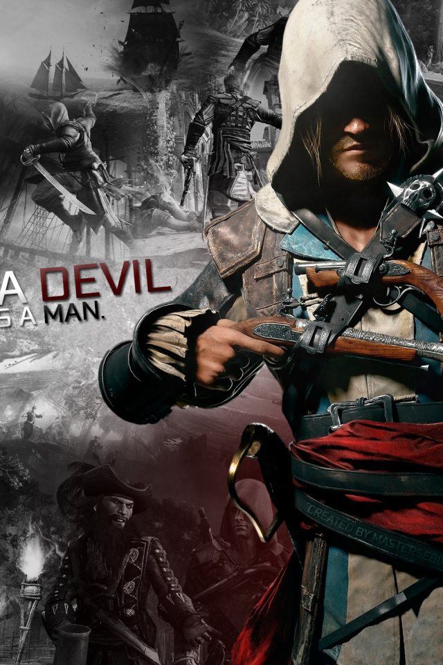 Кредо Убийцы IV в бою, как дьявол