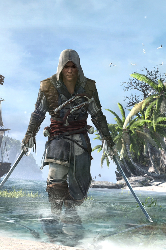 Кредо Убийцы IV на пляже