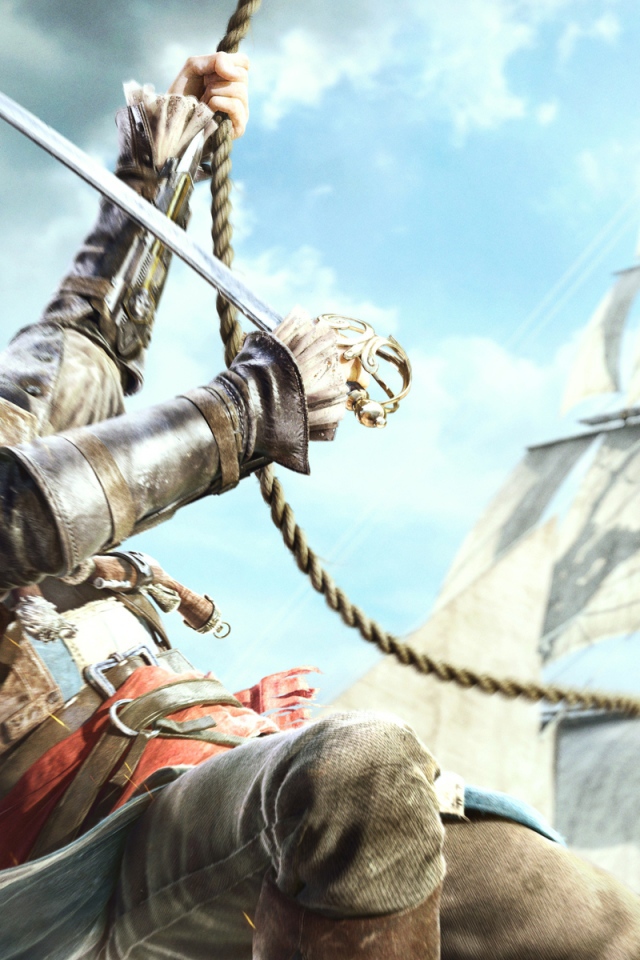  Кредо Убийцы IV на веревке