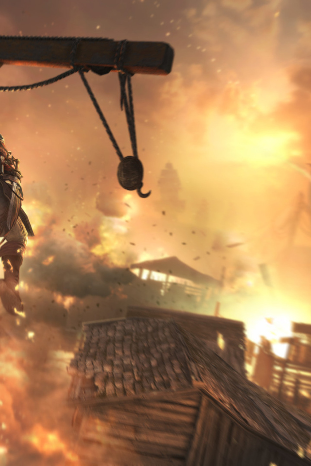 Assassin's creed IV огонь