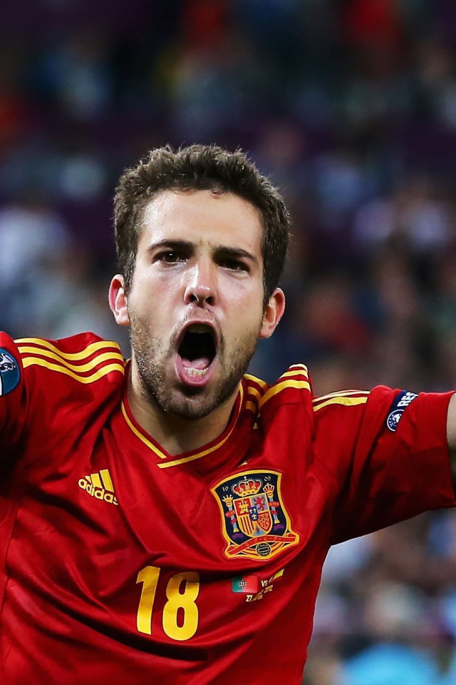  Барселона Хорди Альба забил гол