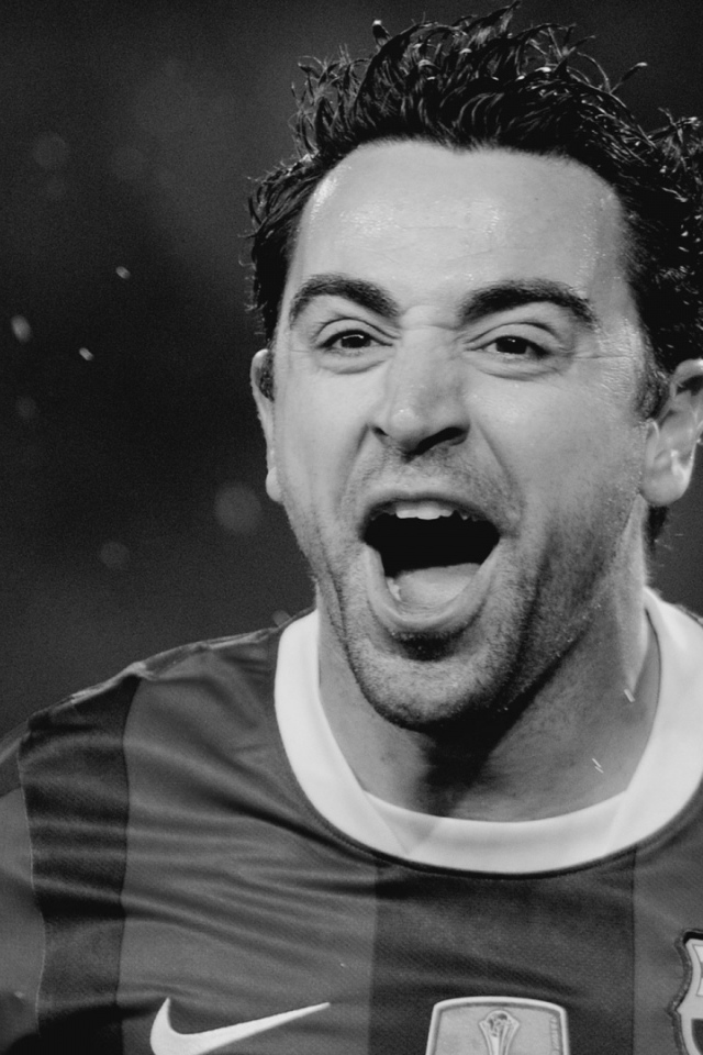 Барселона Хави Эрнандес в темных тонах