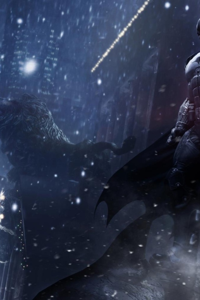 Batman: Arkham Origins Бэтмен на крыше
