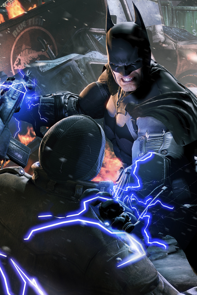Batman: Arkham orgins битва