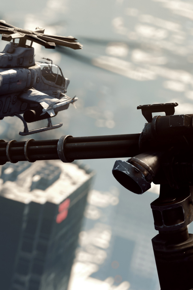 Battlefield 4 солдат в вертолете