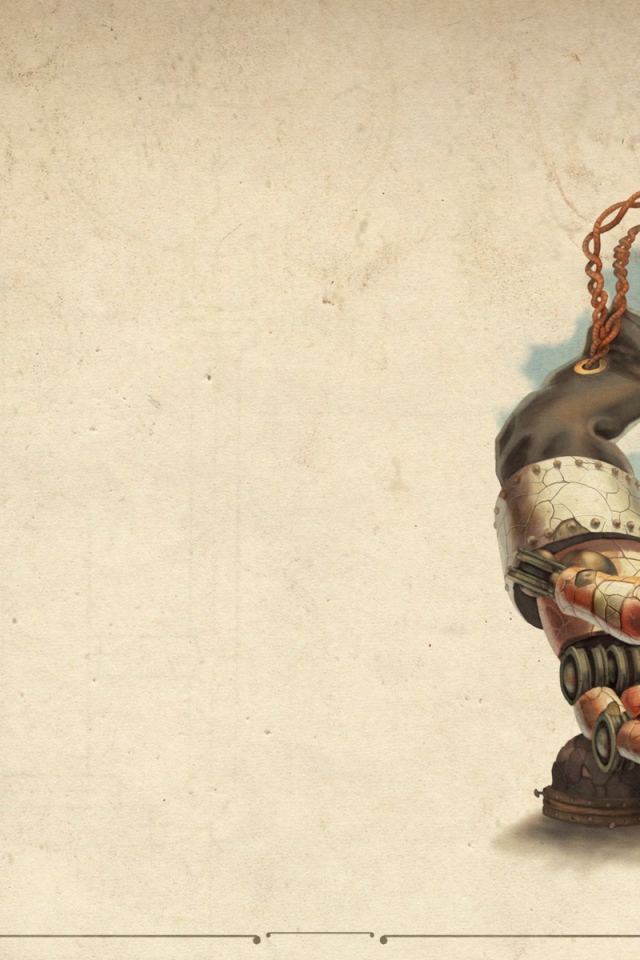 Bioshock Infinite: киборг и мальчик