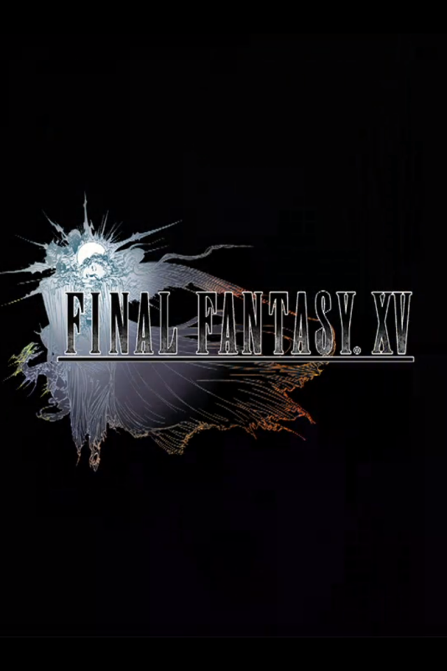 Черный Логотип игры Final Fantasy XV