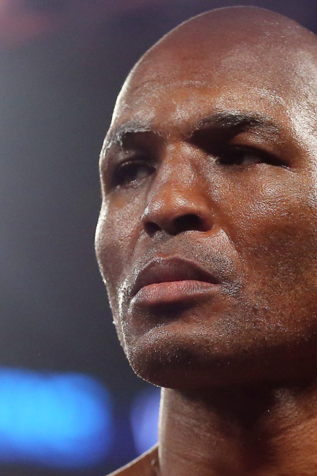 Боксер Бернард Хопкинс крупным планом