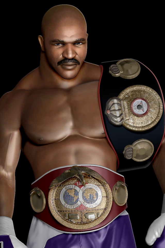 Боксер Эвандер Холифилд 3D