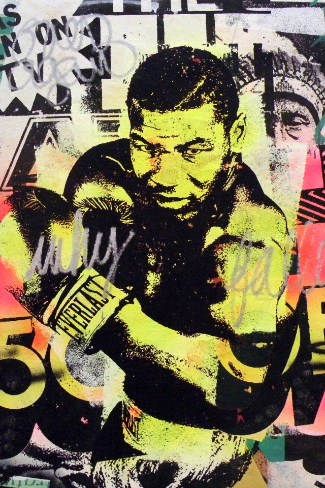 Боксер Майк Тайсон граффити