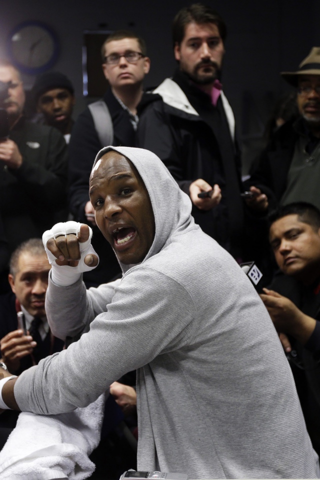 Чемпион по боксу Бернард Хопкинс