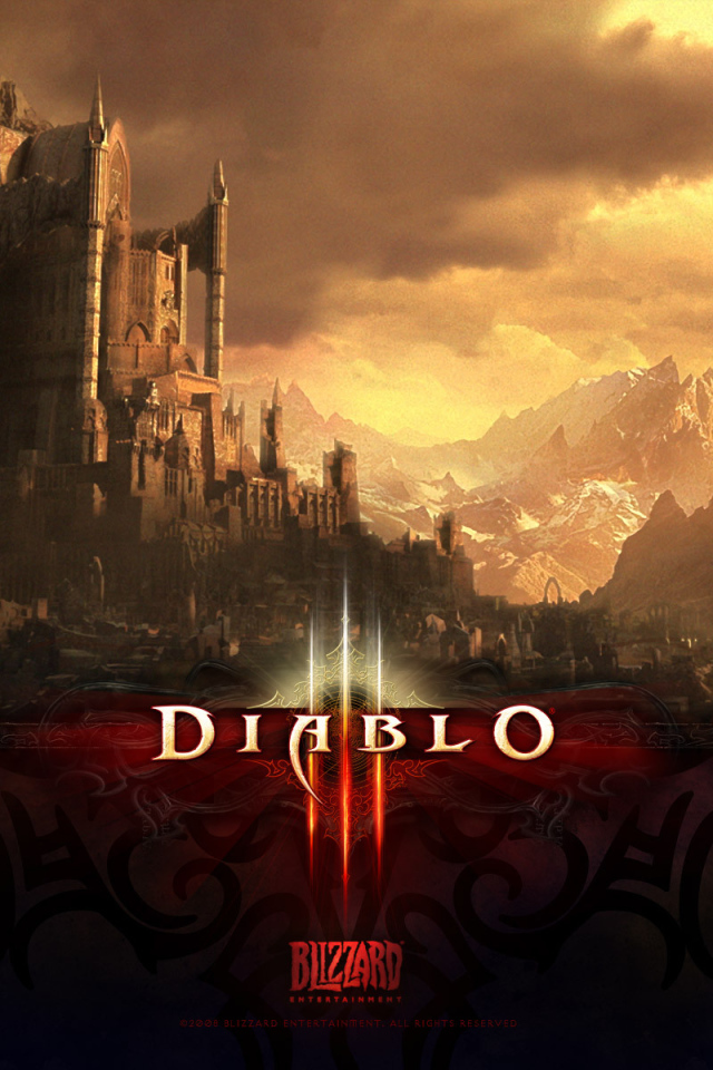  Diablo III: вид на замок