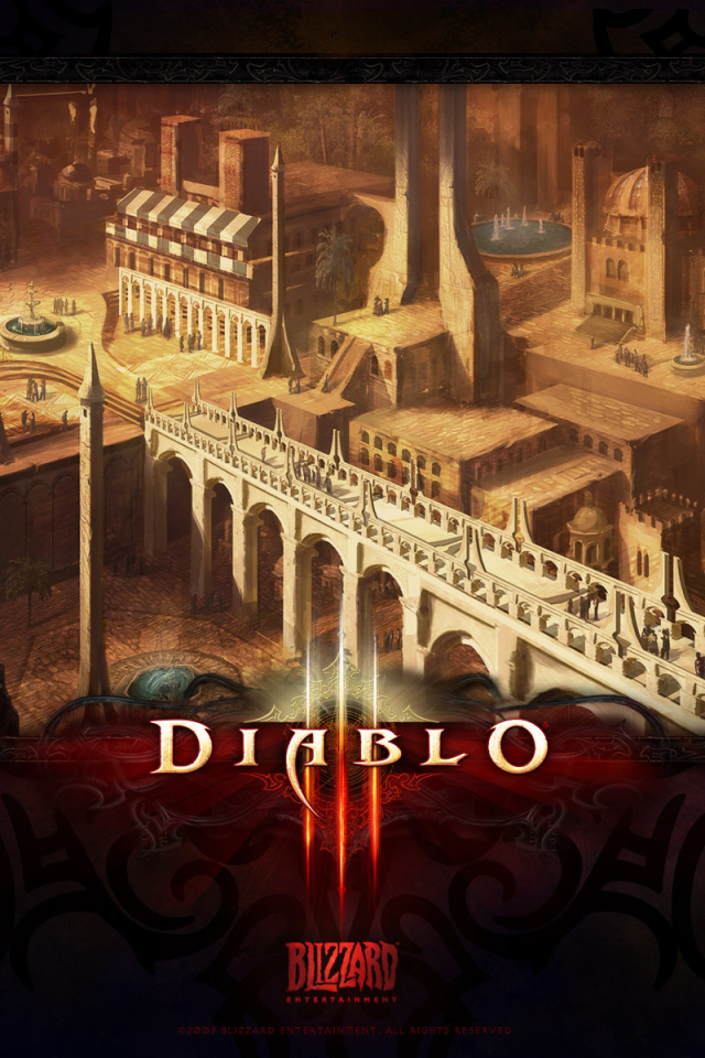 Diablo III: вид на город