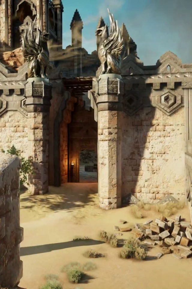 Dragon Age инквизиции: город из песка