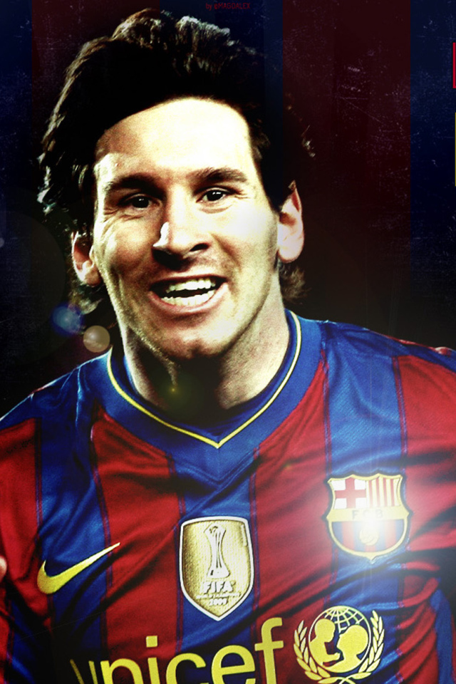 Forward player of Barcelona Lionel Messi