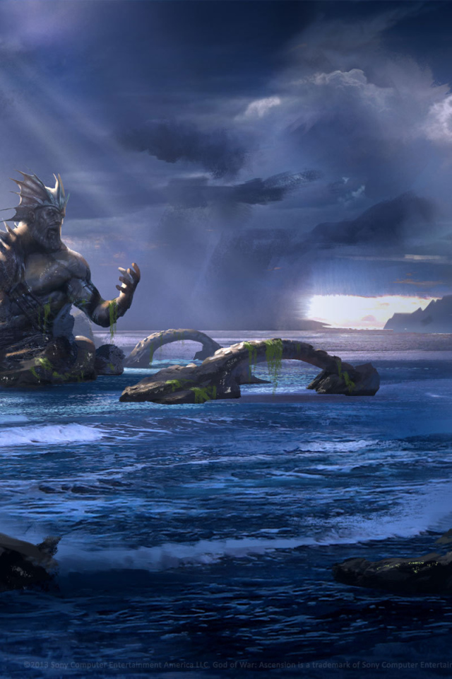 God of War: Ascension: морское чудовище