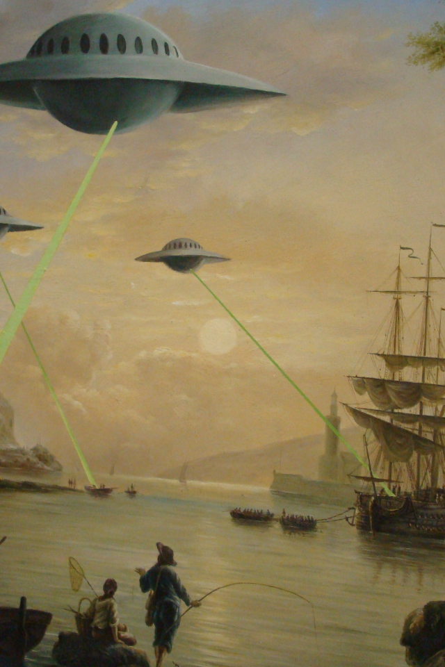 Граффити НЛО в далёком прошлом