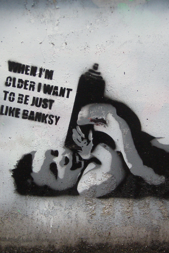 Граффити, хочу быть как Бэнкси