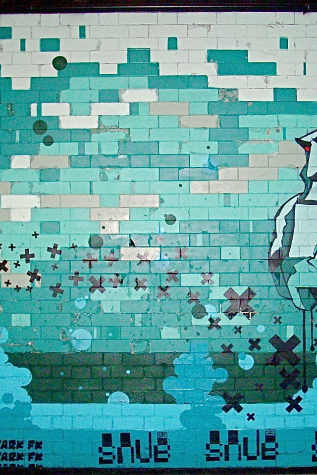 Граффити в стиле аниме