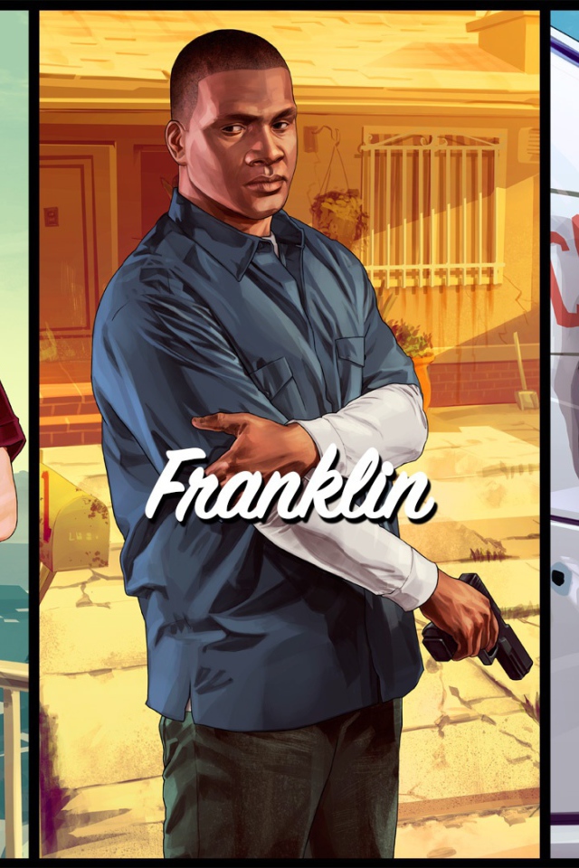 Grand Theft Auto V все герои