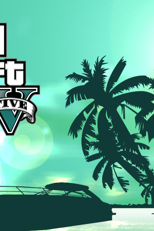 Grand Theft Auto V зеленый пляж