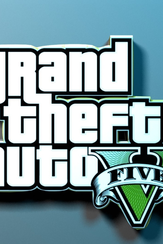 Grand Theft Auto V в синем
