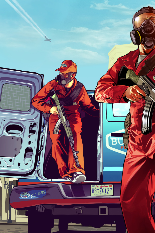 Grand Theft Auto V ограбление