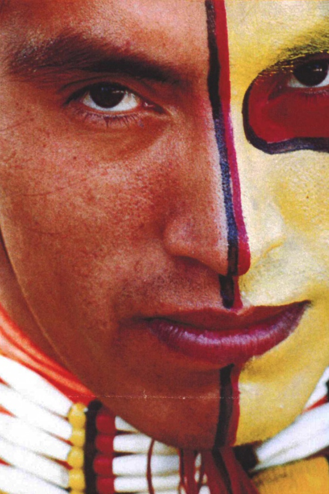 Макияж индейца