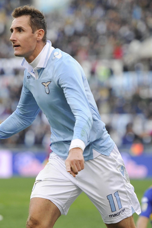 Лацио Мирослав Клозе на поле