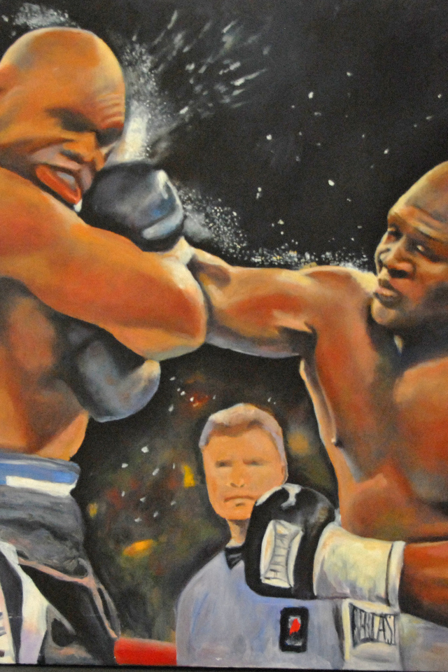 Легендарный боксер Джеймс Тони картина