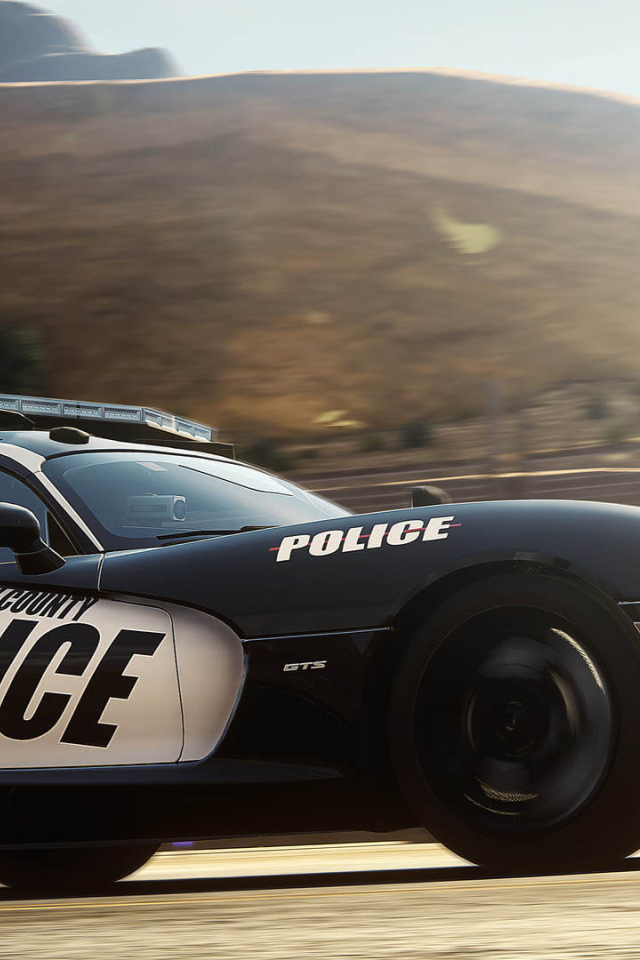 Need for Speed Rivals: Полицейская машина на шоссе