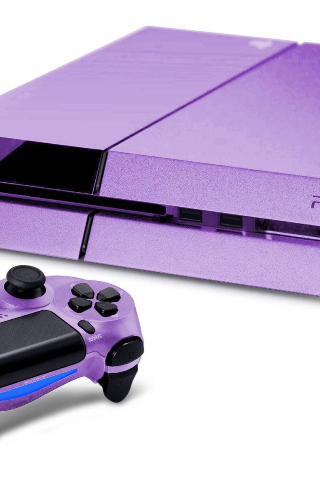 PS4 фиолетовая консоль