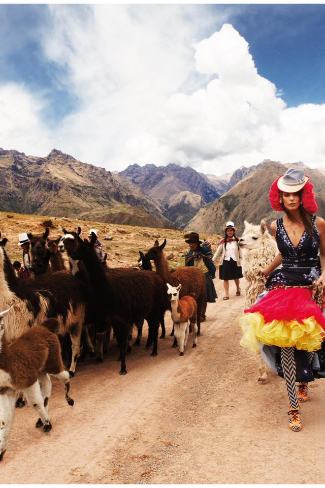 Фотография девушки в Боливии