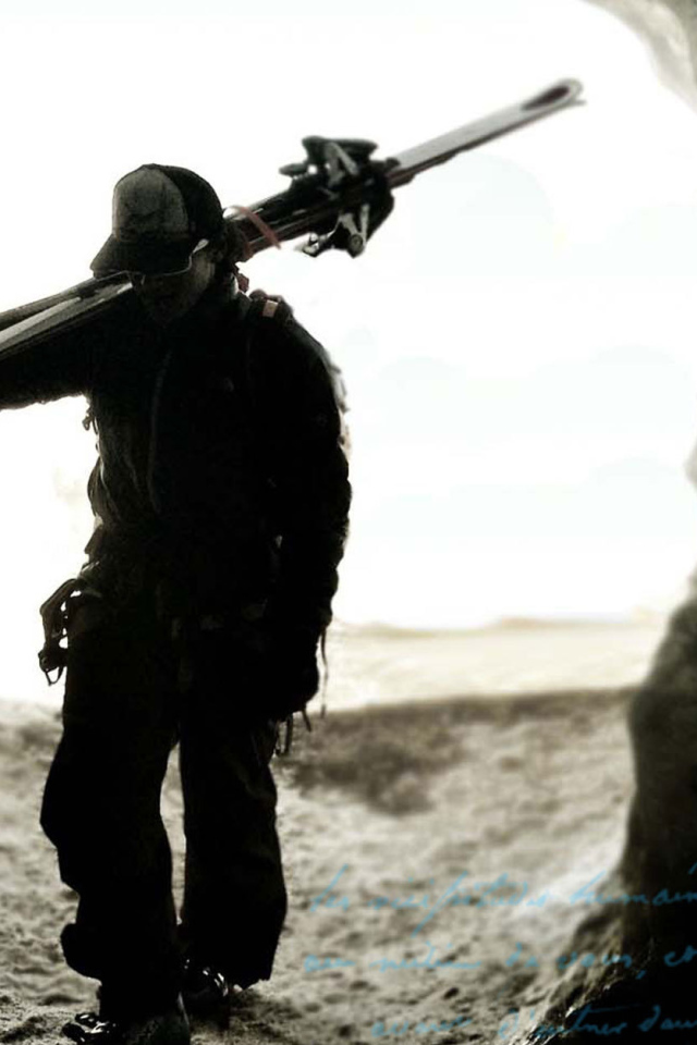 Фотография горнолыжника