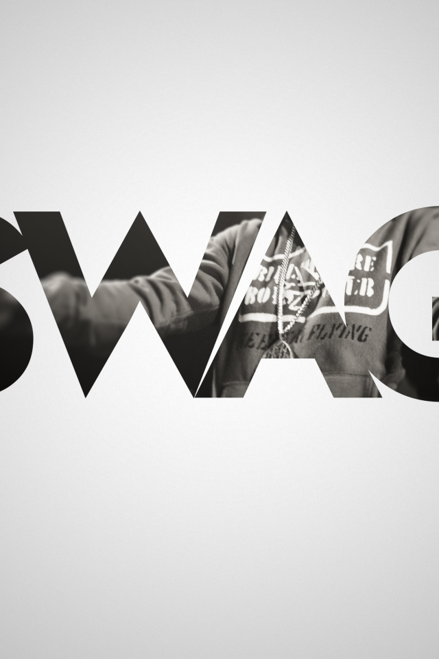 SWAG на сером фоне