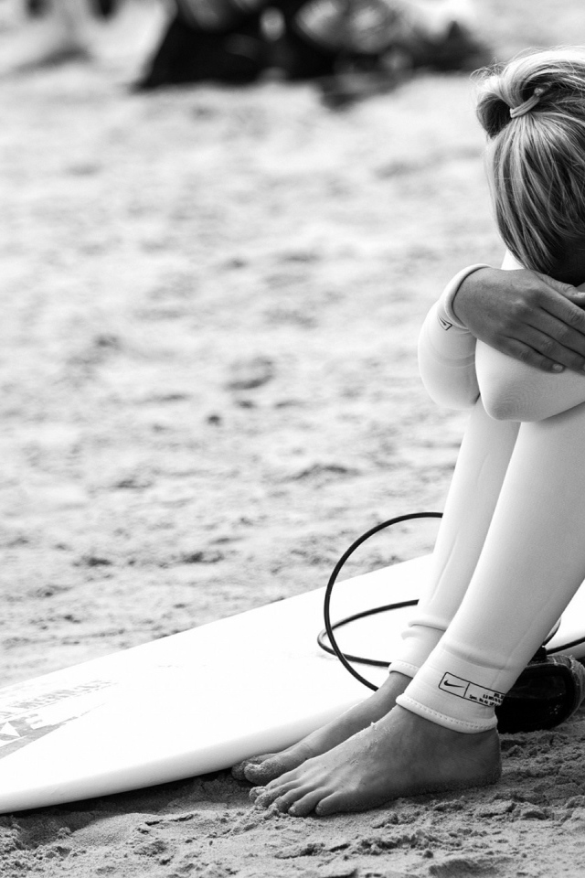 Спортивная девушка устала