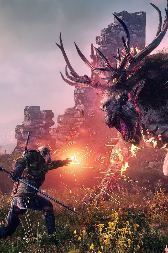 The Witcher 3: Wild Hunt: сражения с чудовищем