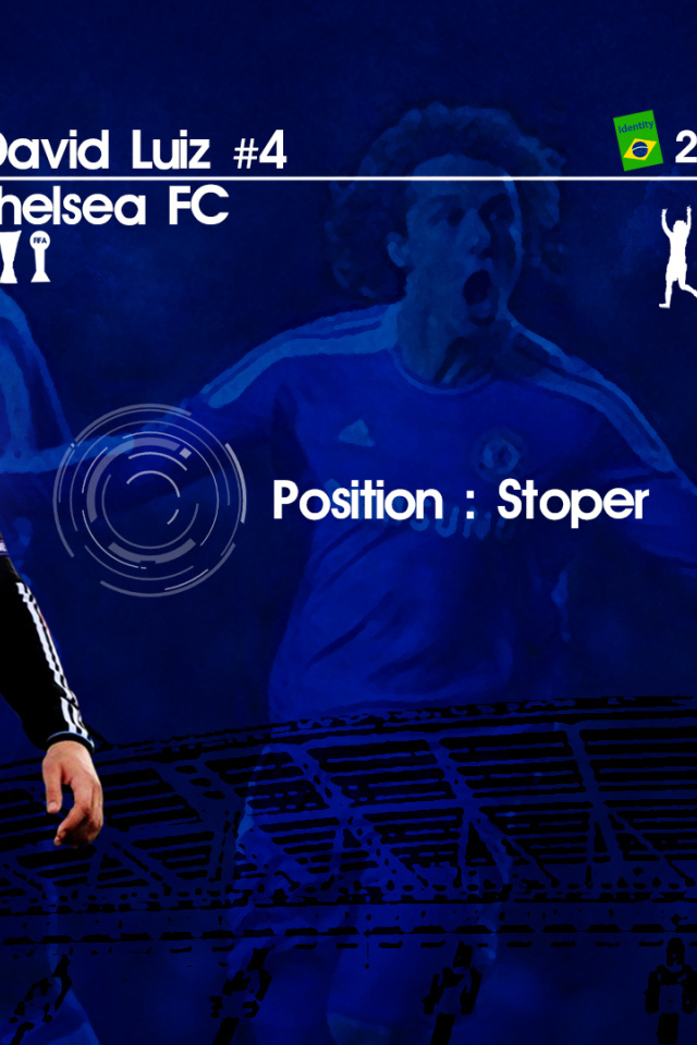 Лучший футболист Челси Давид Луис