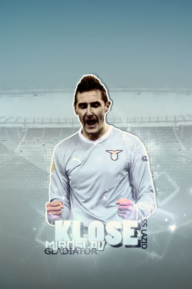 Лучший форвард Лацио Мирослав Клозе