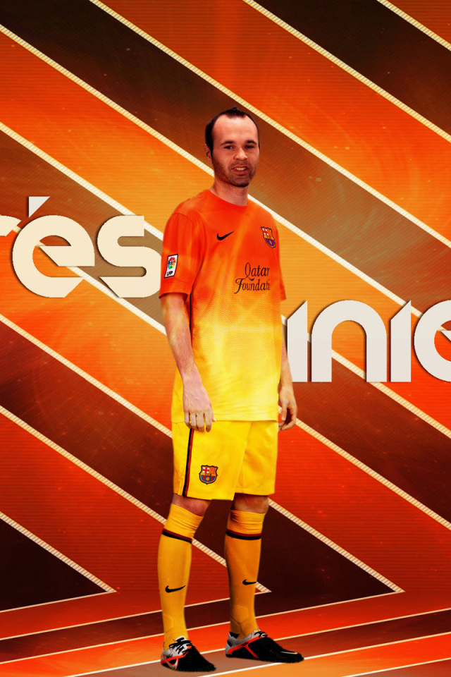 Лучший игрок Барселоны Андрес Иньеста