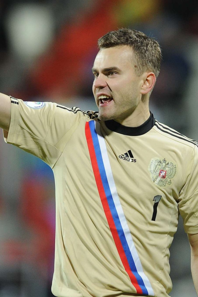 Лучший игрок московского ЦСКА Игорь Акинфеев