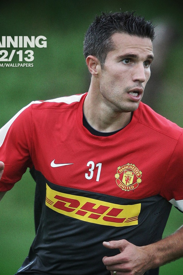 Футболист номер 20 из Манчестер Юнайтед Робин ван Перси