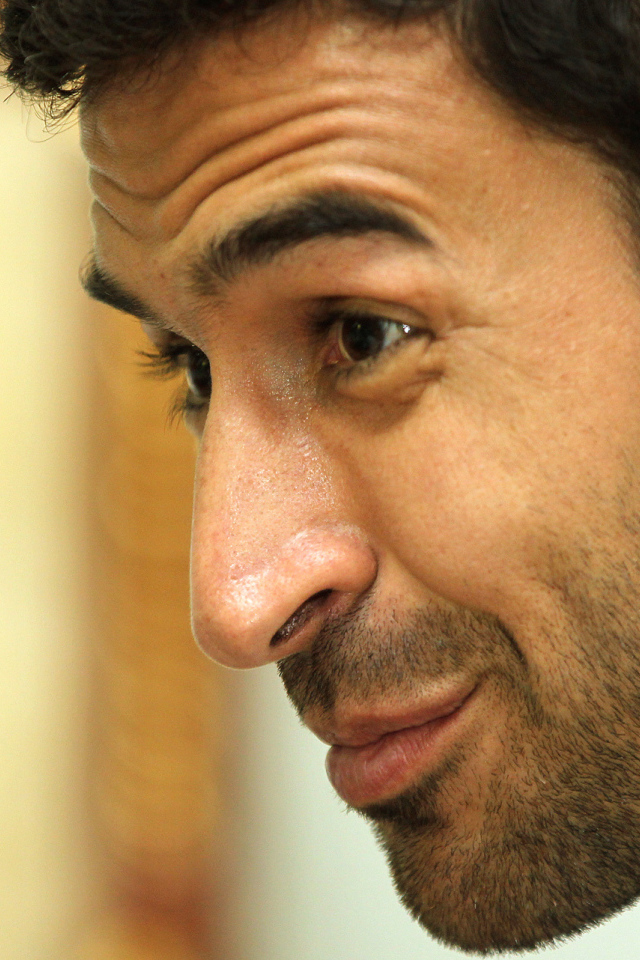 Футболист Аль-Садд Рауль Гонсалес крупным планом