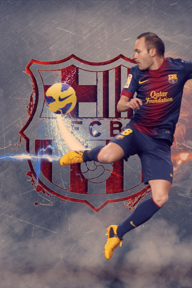 Футболист Барселоны Андрес Иньеста