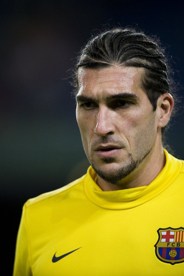 Футболист Барселоны Хосе Пинто