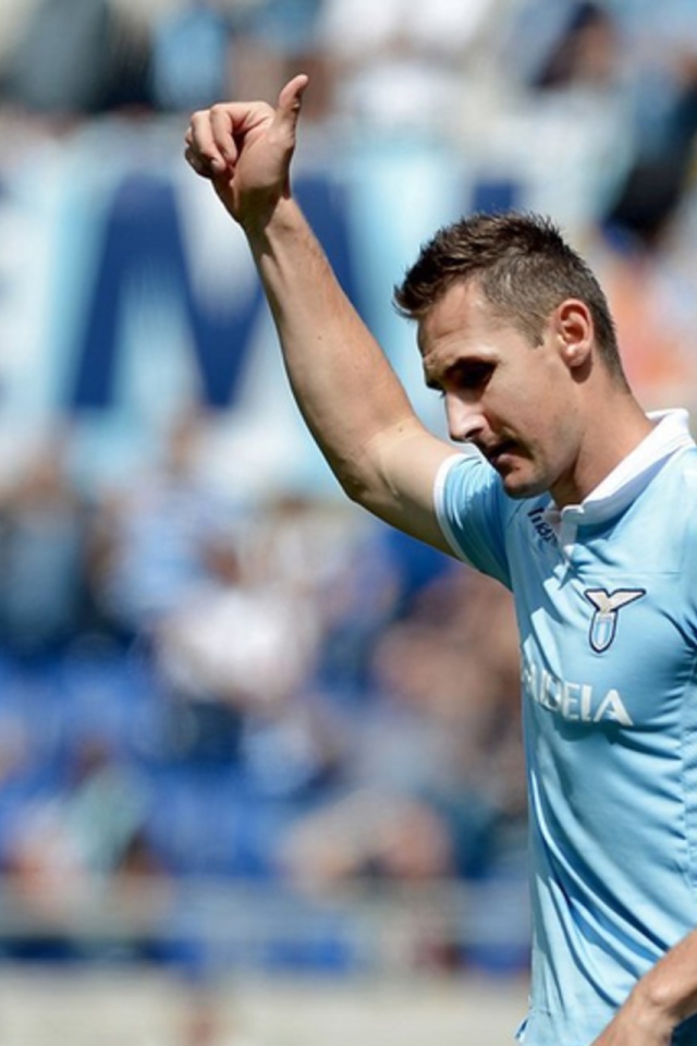  Футболист Лацио Мирослав Клозе