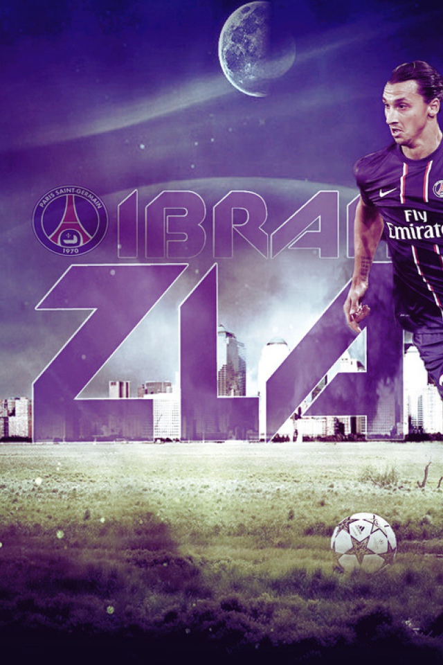  Нападающий ПСЖ Златан Ибрагимович сделан в Париже