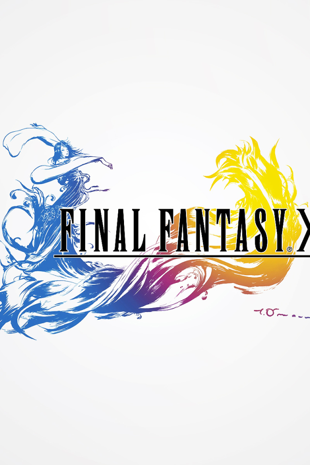 Заставка игры на белом фоне Final Fantasy xv