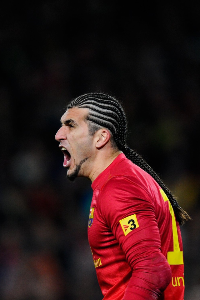 Голкипер Барселоны Хосе Пинто